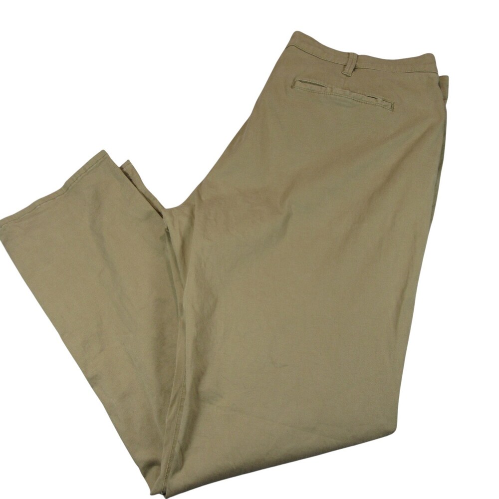 34 Heritage Mens Chino Pants Charisma Chino 44 x 34 Classic Fit Khaki Stretch